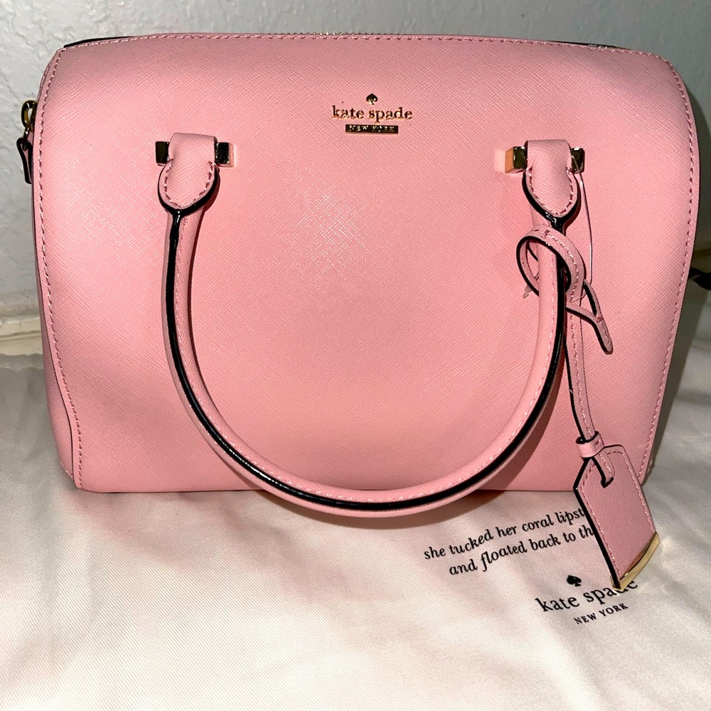 Kate spade pink crossbody satchel NWT